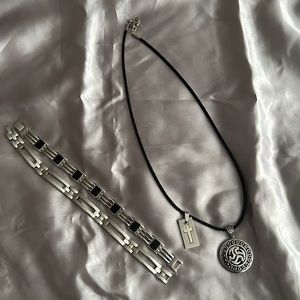 Mens bracelets/necklace
